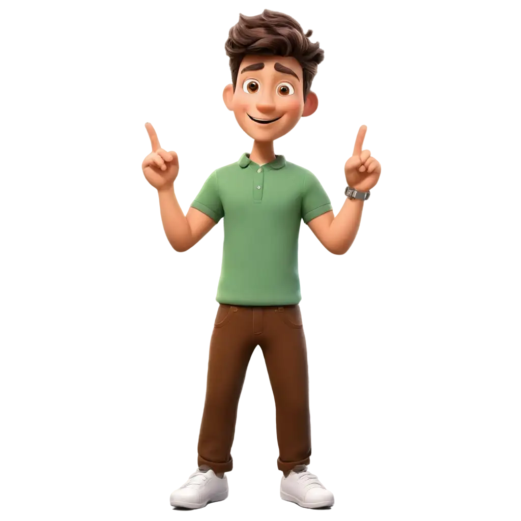 Dynamic-Cartoon-Character-PNG-Pointing-in-All-Directions-for-Creative-Use