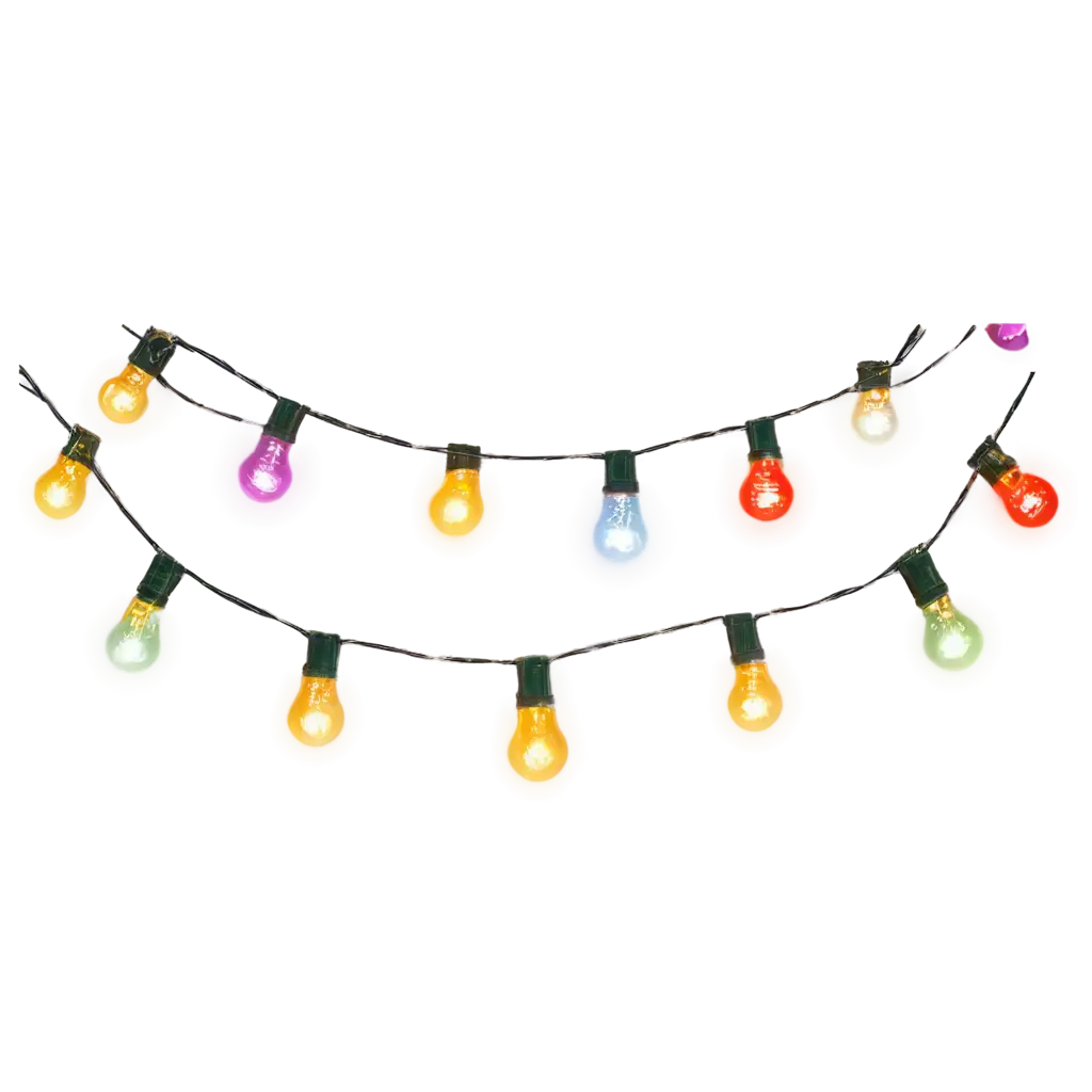 Multicolored-Garland-with-Light-Bulbs-PNG-Perfect-for-Holiday-Decor-and-Creative-Projects