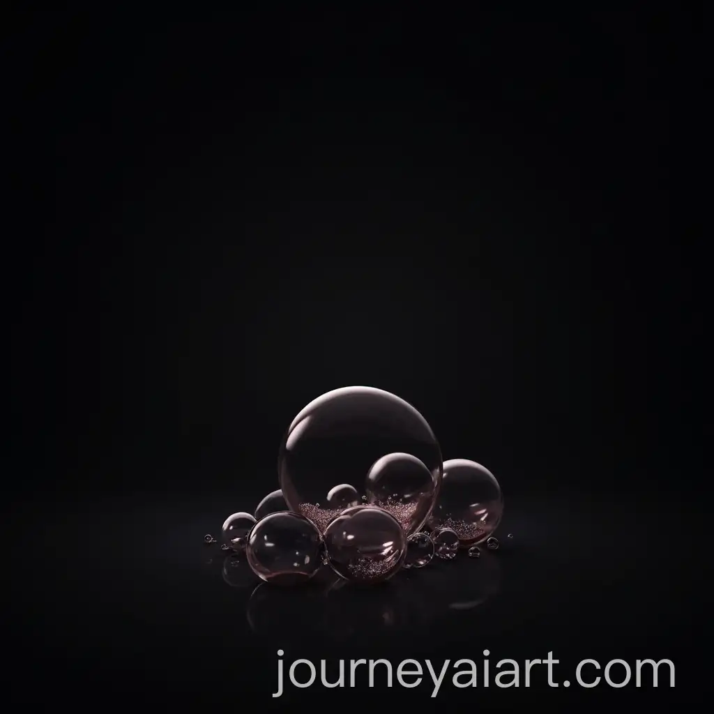 Glassmorphic-Theme-with-Black-Background-and-Abstract-Shapes
