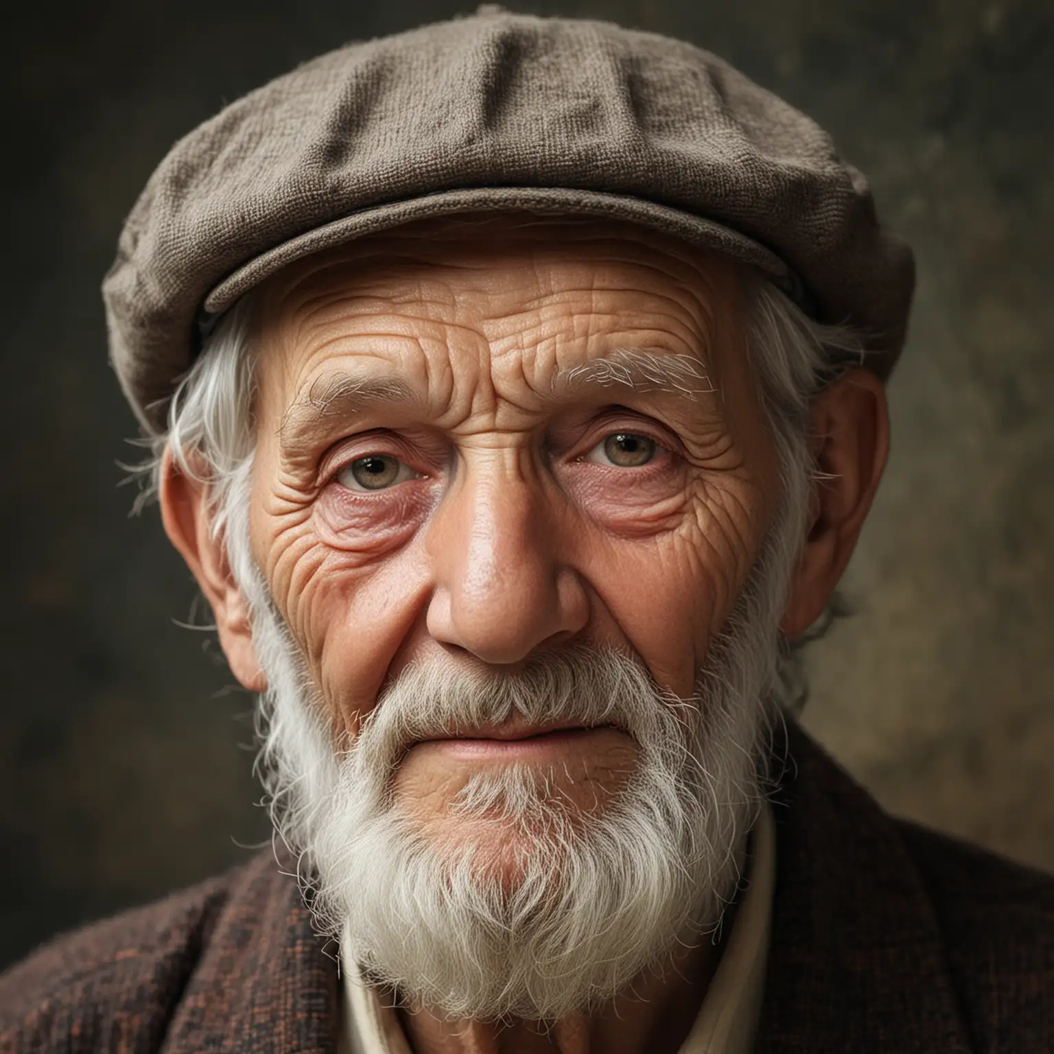 Friendly-Old-Man-with-Peaceful-and-Calm-Expression