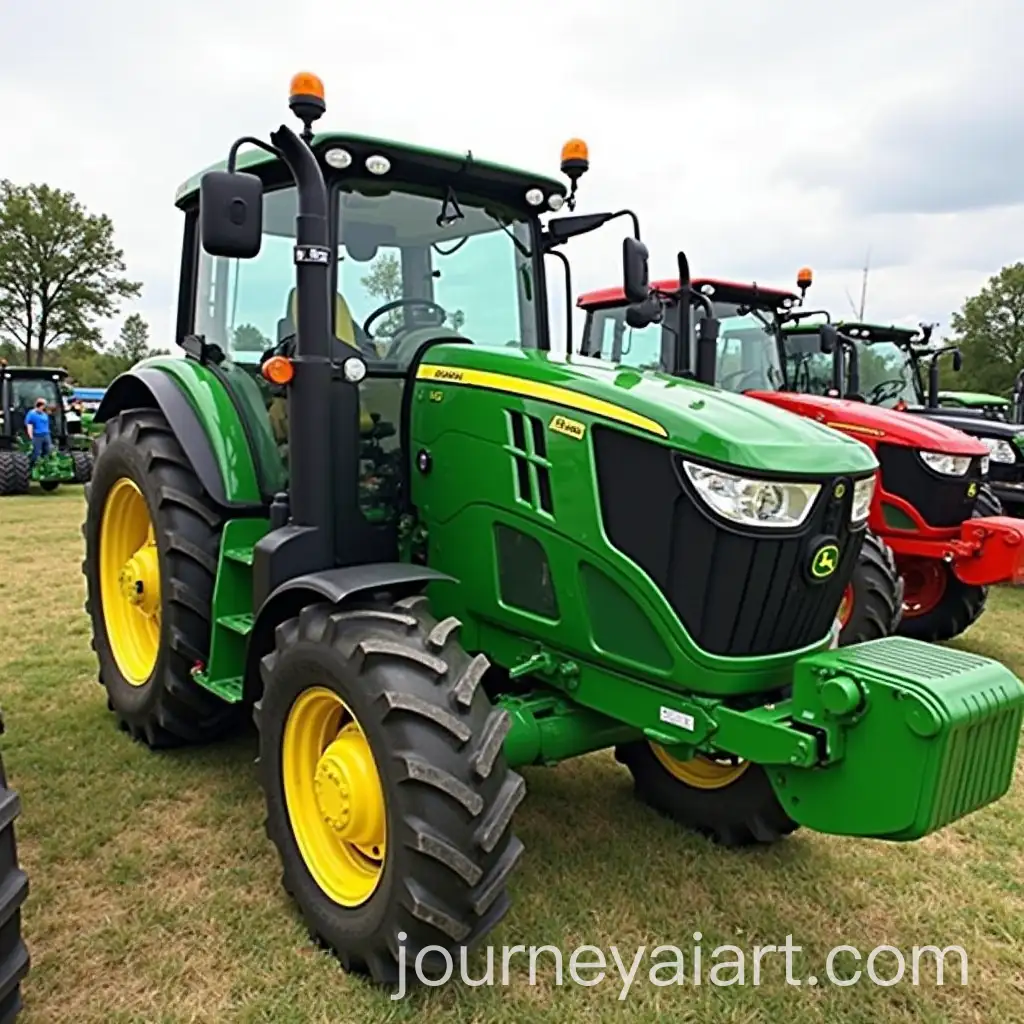 John-Deere-Tractor-in-Agricultural-Landscape