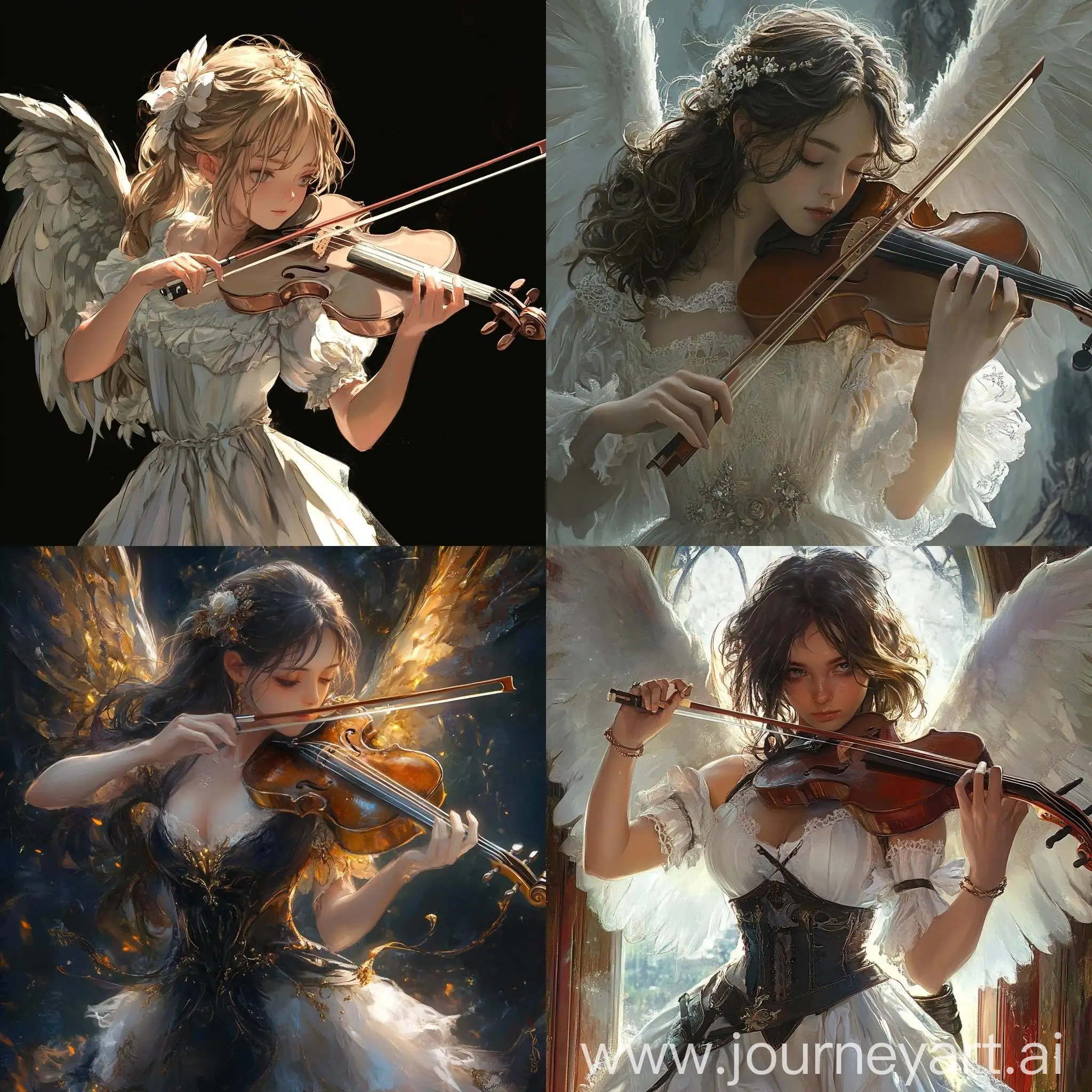 Anime-Angel-Holding-a-Fiddle-Concept-Art