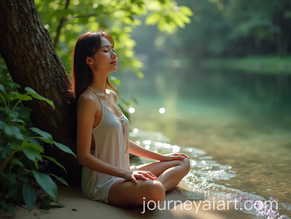Relaxation-at-a-Scenic-Philippine-Beach-with-Crystal-Clear-Waters