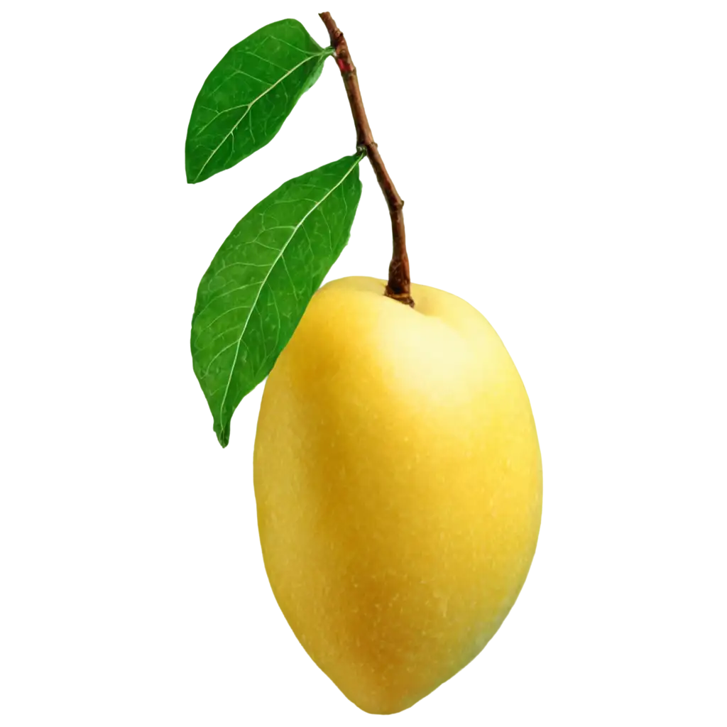 Yellow-Mango-PNG-Image-HighQuality-Transparent-Background-for-Versatile-Use