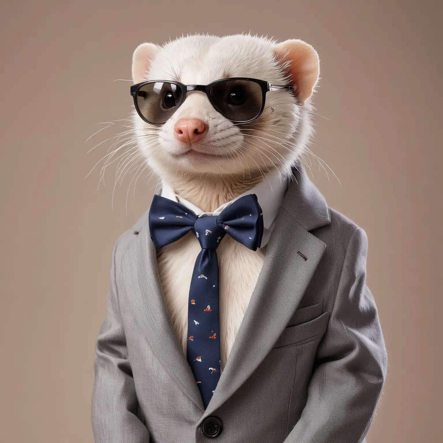 Stylish-Ferret-in-Sunglasses-and-Suit