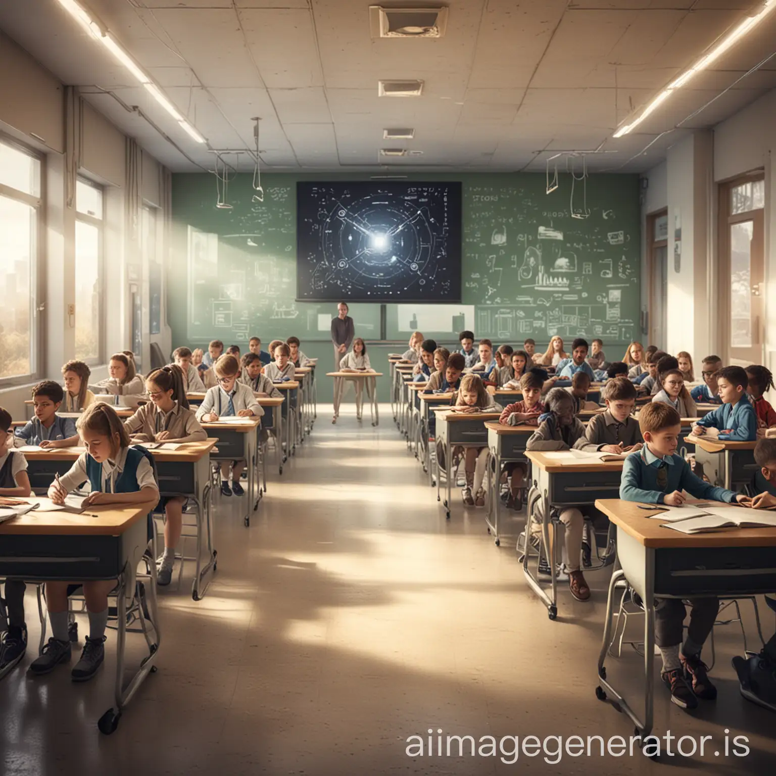 classroom in 2050