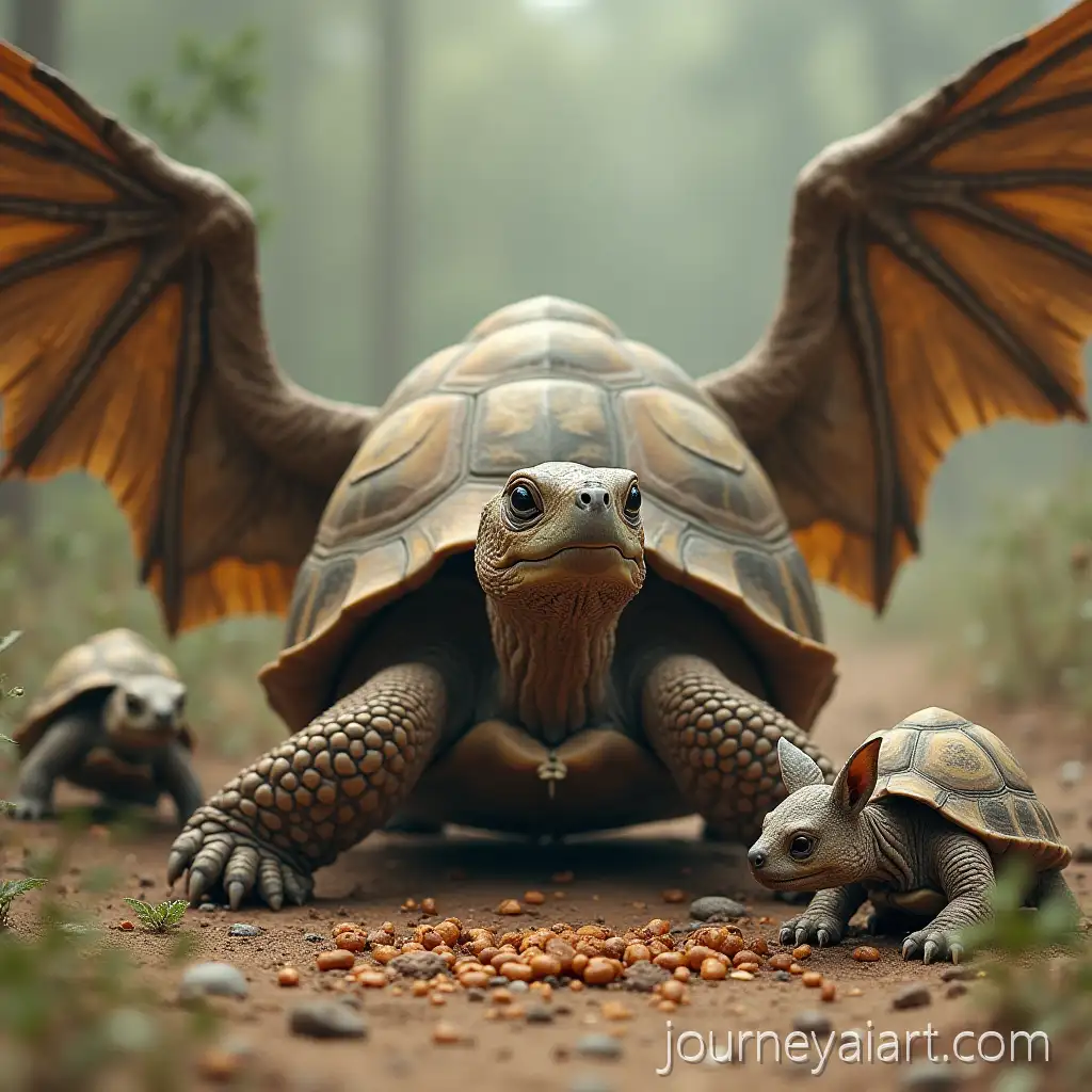WingWinged-tortoise-feasted-Tortoise-Feasting-with-Animals-Sharing-Wisdom