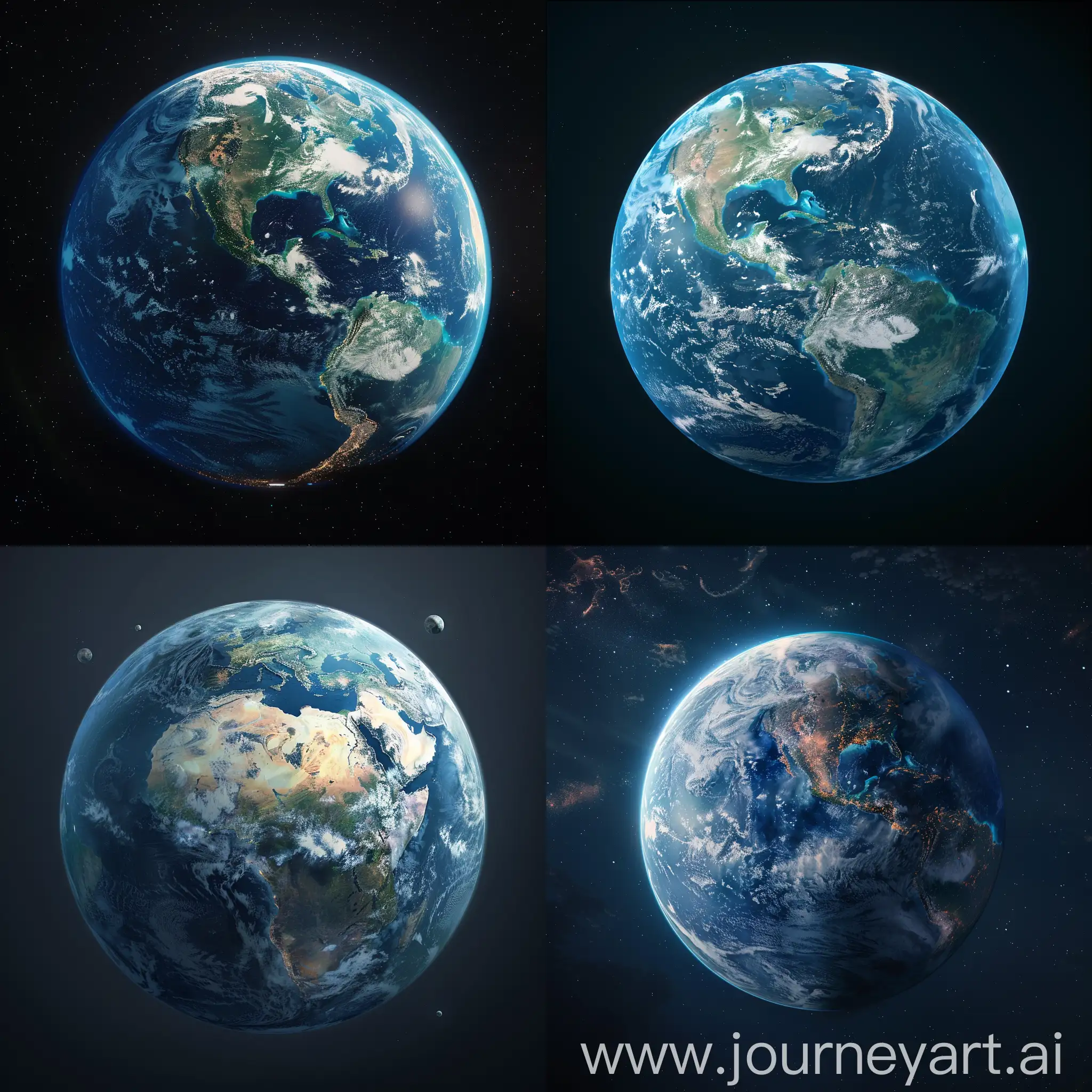 Realistic-Planet-Earth-View