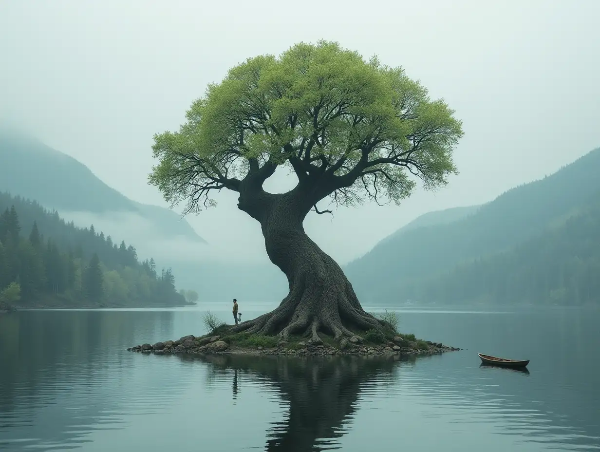 Building TreeHead on a lake