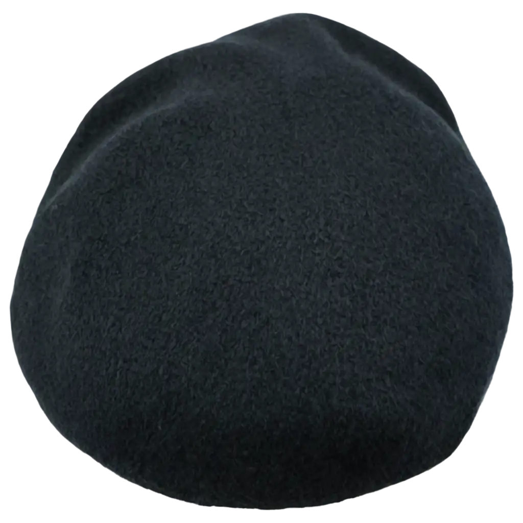 Top-View-of-a-Beret-Hat-PNG-High-Quality-Image-for-Fashion-and-Design