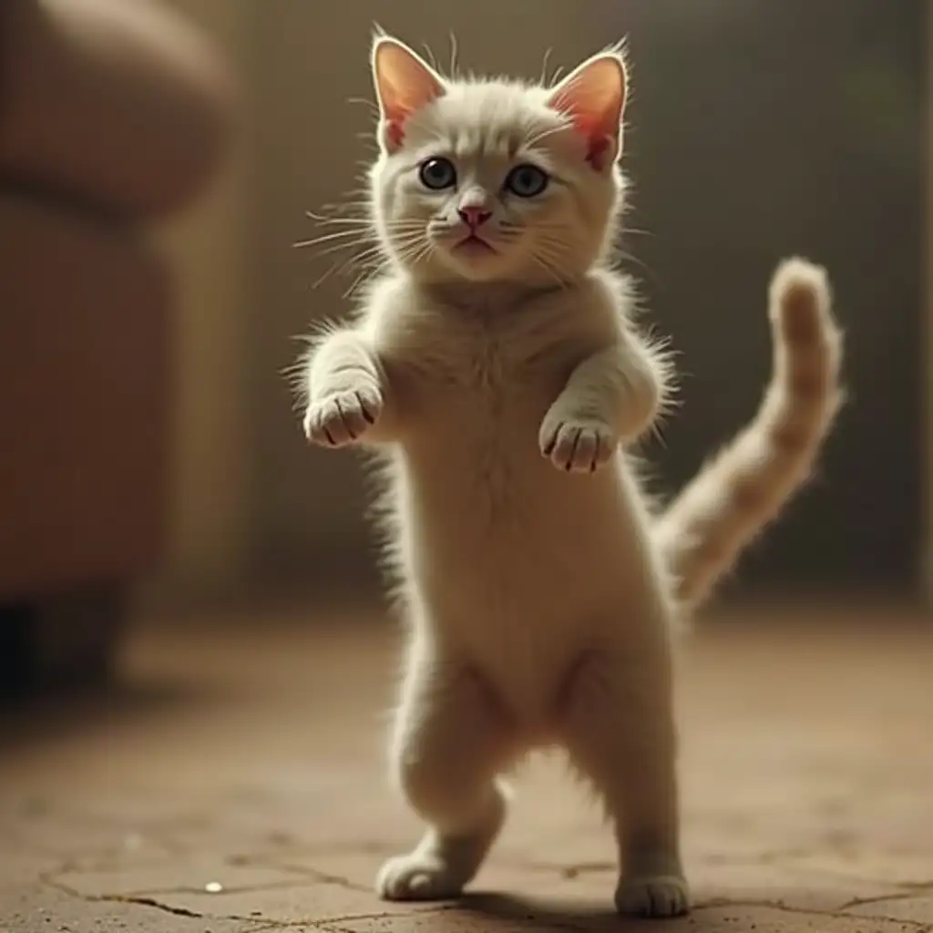 Cat dance video 1minut