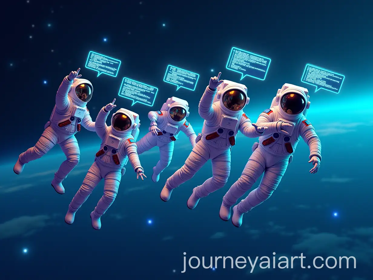 AstronautsAI-Art-Prompt-Expansion-Floating-in-Space-with-Digital-Chat-Bubbles-and-Futuristic-UI-Elements