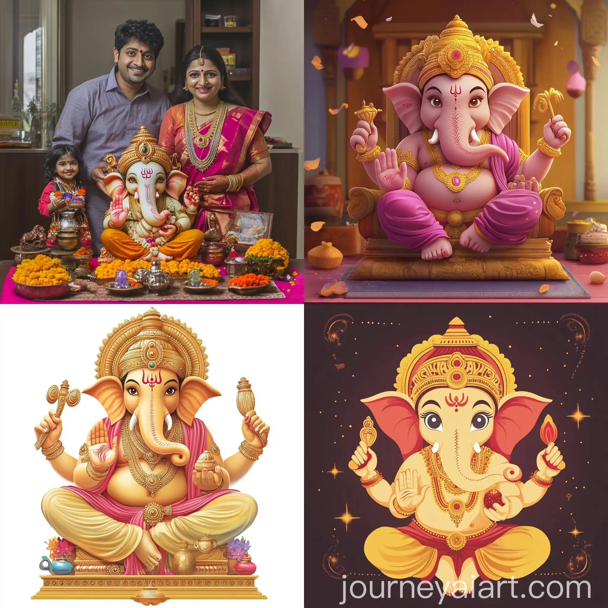 Gohil-Family-Ganesh-Celebration-and-Pooja-Invitation