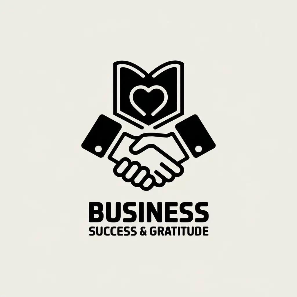 LOGO Design For Business Success Gratitude Book Cover Design