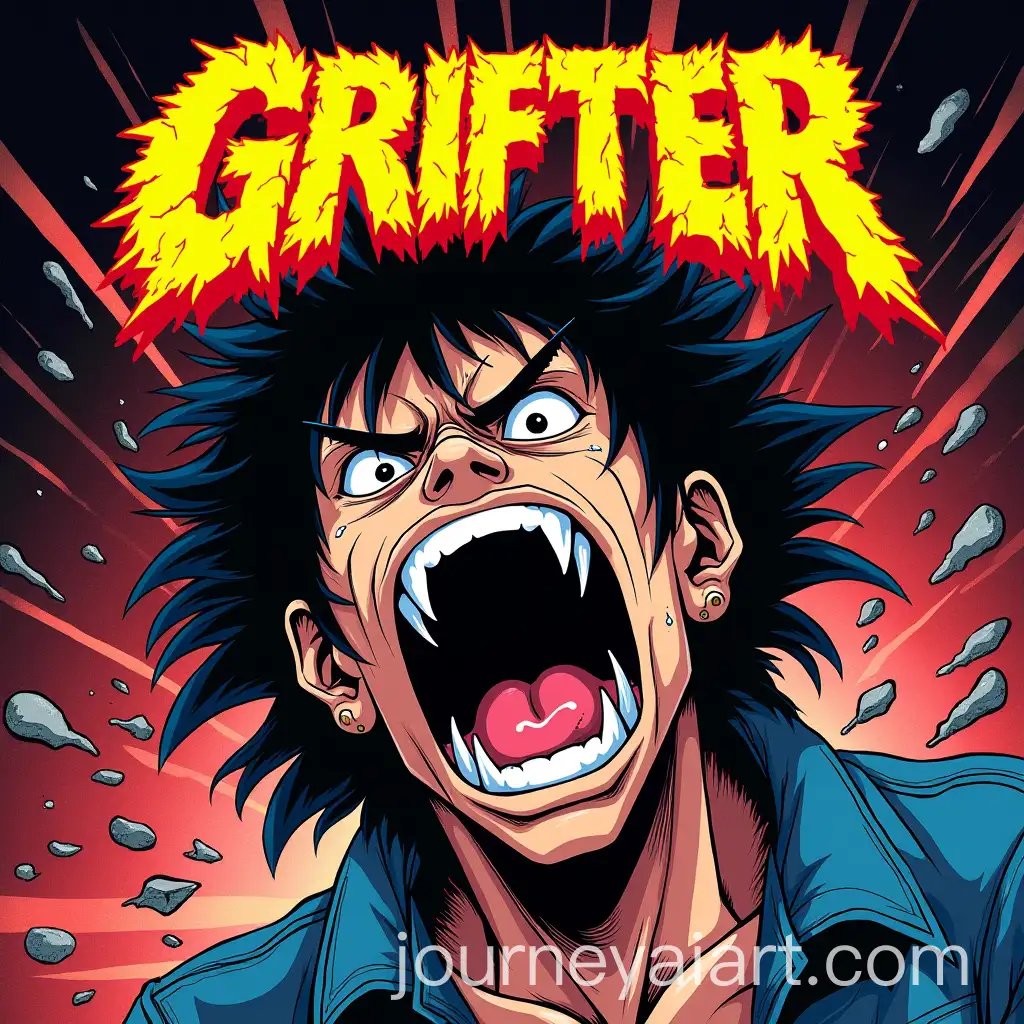 Intense-Rage-Screaming-Character-Artwork-for-Grifter-Band