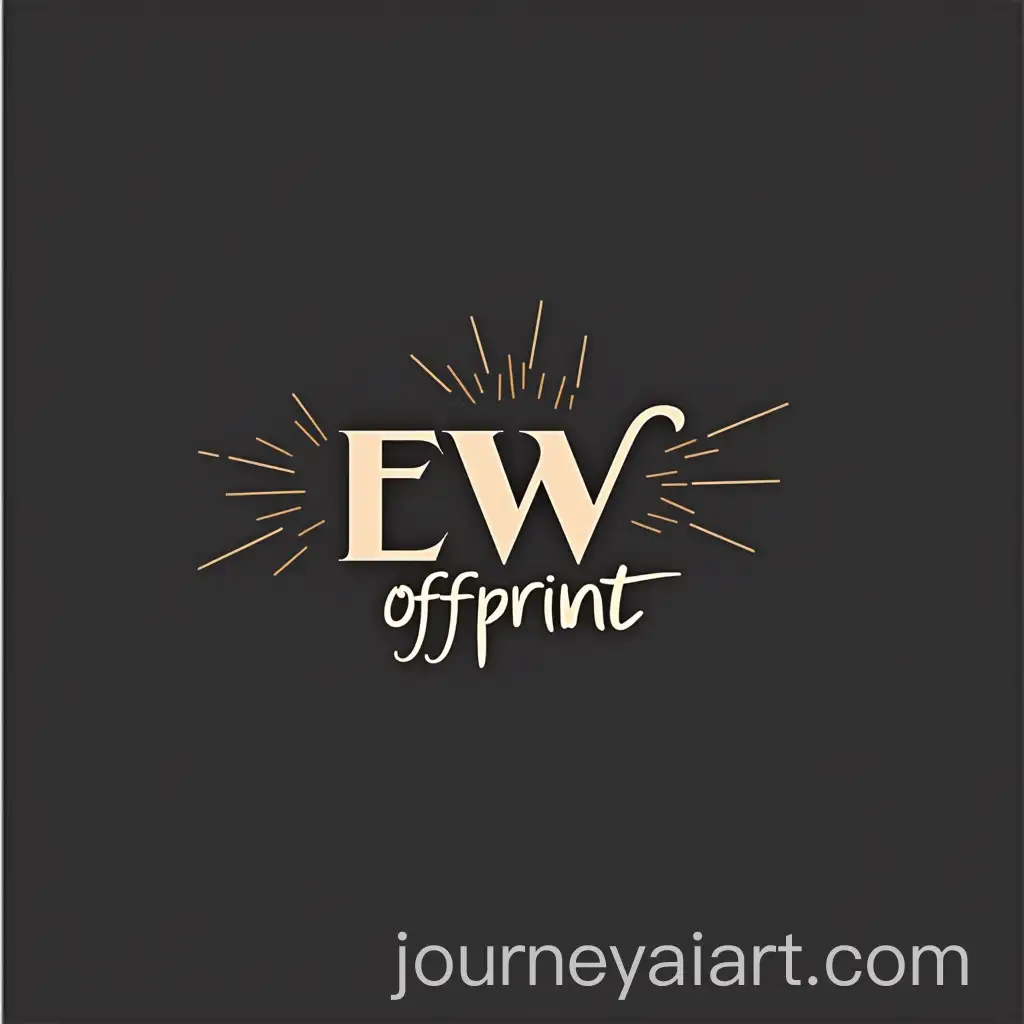 Unique-Typography-Logo-Design-for-Freelancing-Industry-EW-Offprint