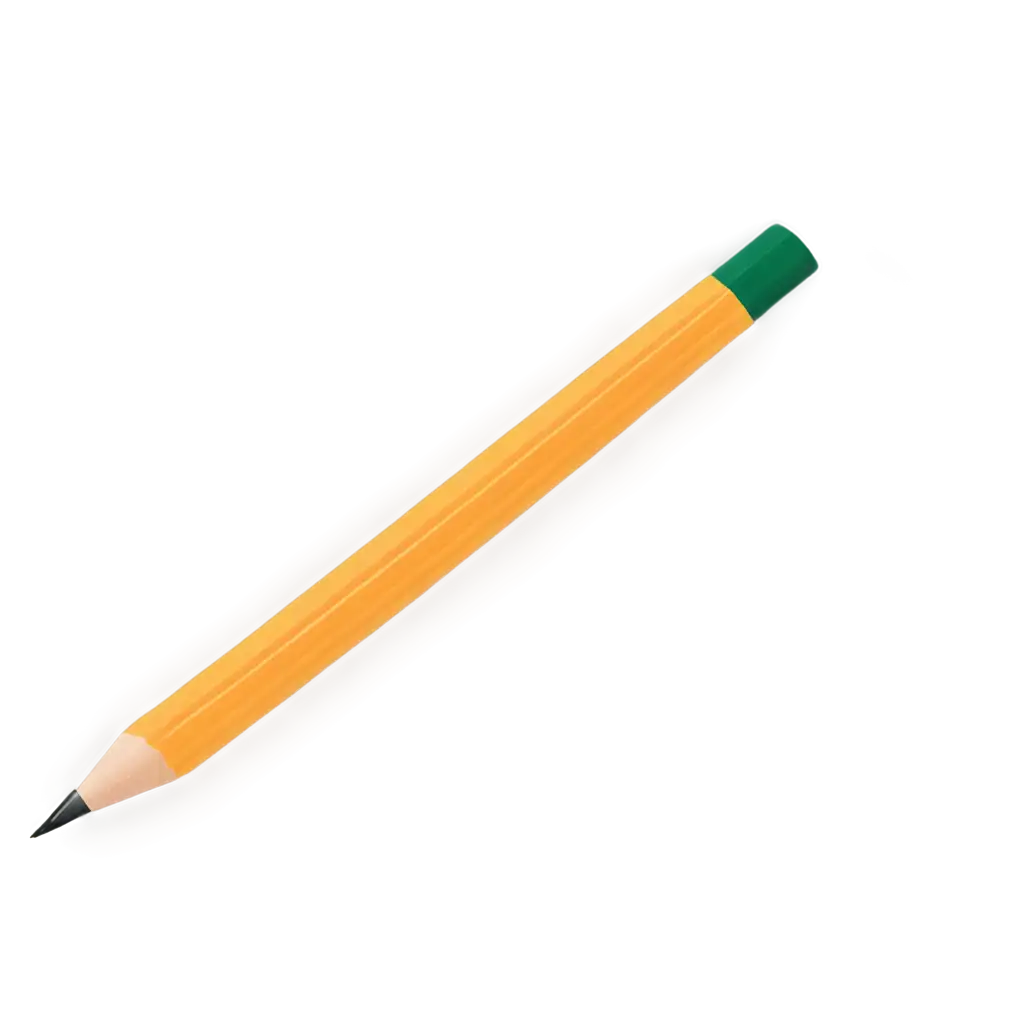 HighQuality-PNG-Image-of-a-Single-Pencil-with-Eraser-on-the-End-Perfect-for-Educational-Design-andPNG-Image-Usage-Analysis-Creative-Use