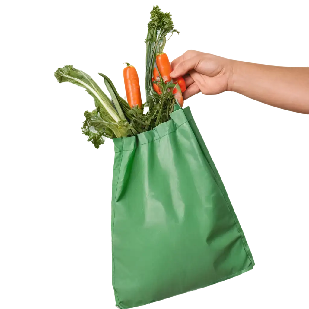 HighQuality-PNG-Image-of-a-Hand-Holding-a-Green-Bag-Full-of-Fresh-Vegetables