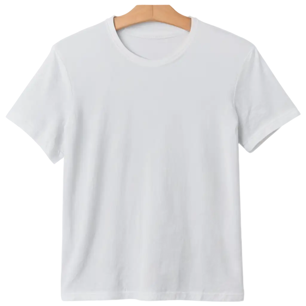 White-ShortSleeve-TShirt-PNG-Image-with-Soft-Wrinkled-Texture-for-Clear-Visual-Appeal