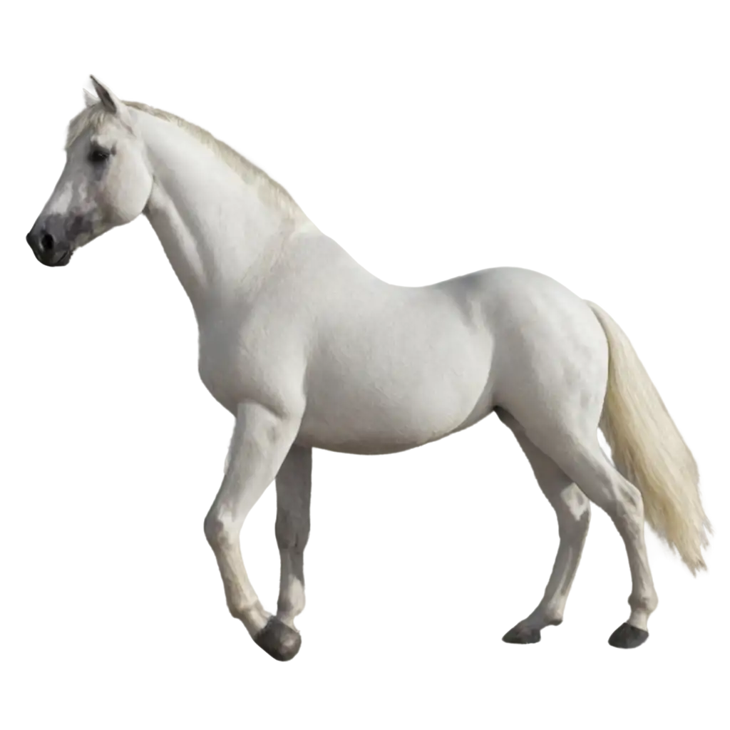 Stunning-White-Horse-PNG-Enhance-Your-Visual-Projects-with-HighQuality-Clarity