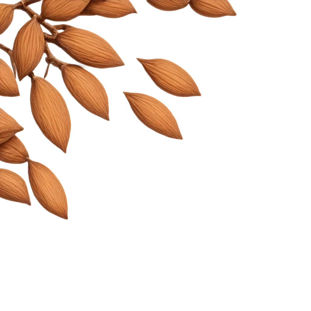 Almond-Leaves-Background-PNG-for-Creative-Projects-HighQuality-Transparent-Image