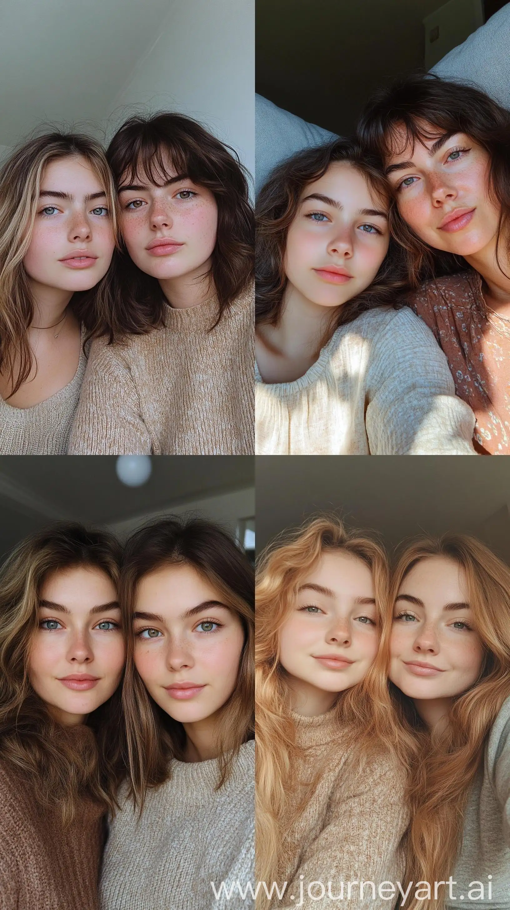 Mother-and-Teenage-Daughter-Selfie-Natural-Beauty-and-Family-Bonding