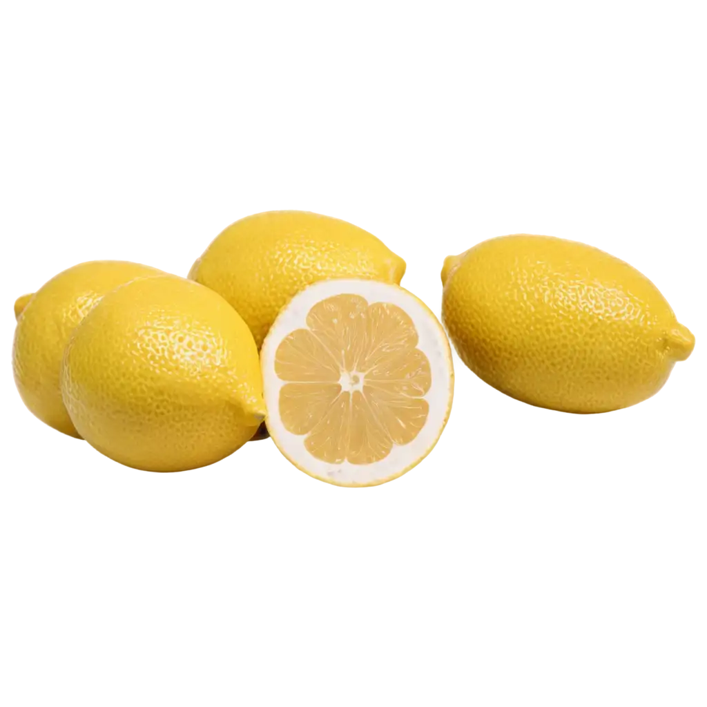 3D-Lemons-with-Sliced-Light-Yellow-Flesh-and-Juice-PNG-Image-for-Clear-and-Detailed-Visuals