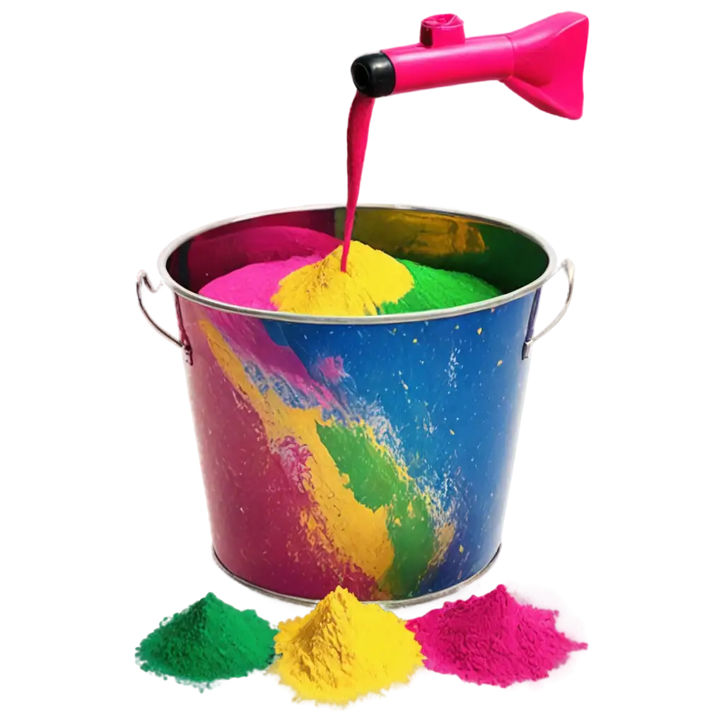 Vibrant-Holi-Powder-Bucket-and-Pichkari-PNG-Image-for-Festive-Celebrations