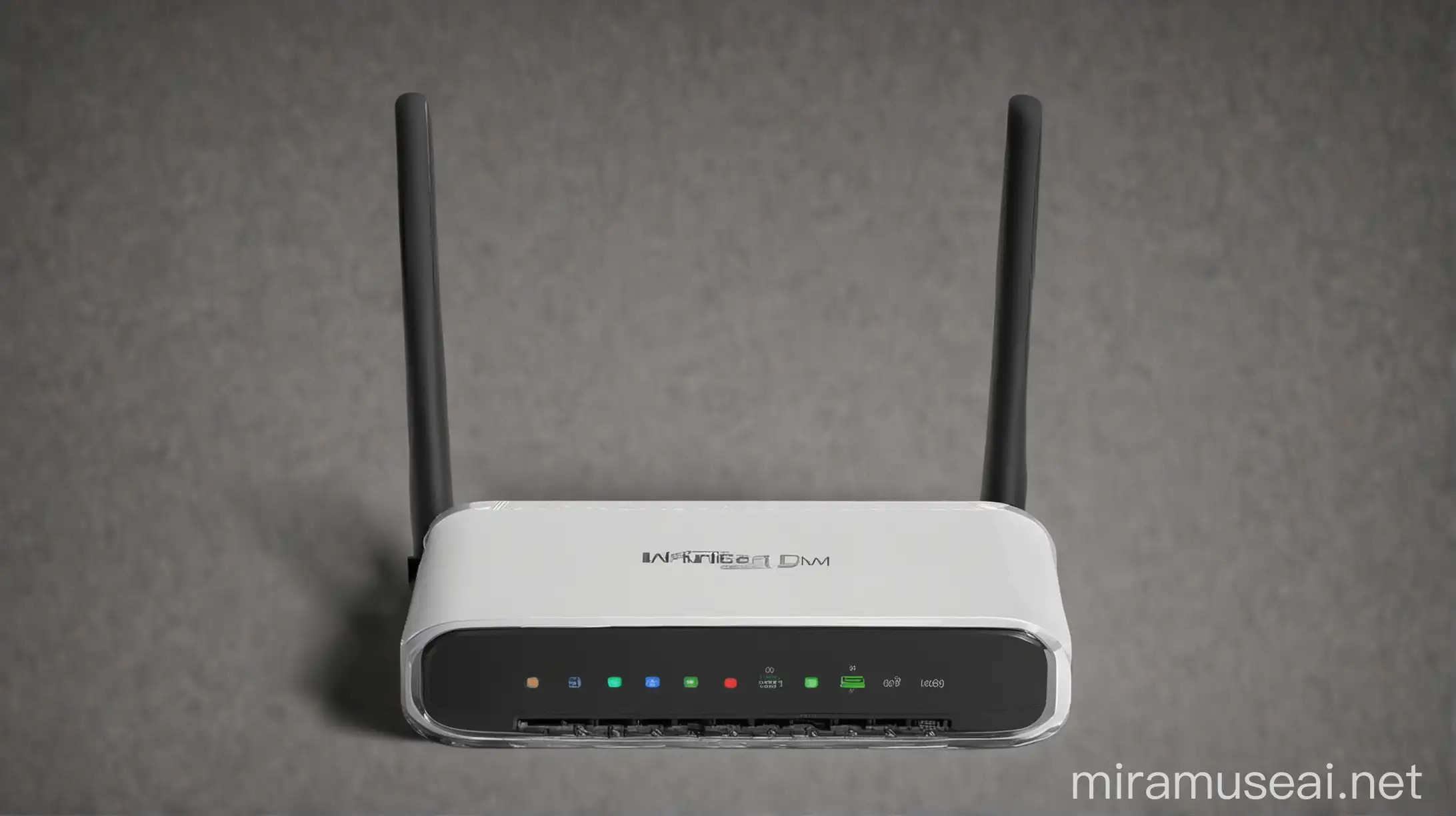 Simple Router Modem Illustration with Modern Design