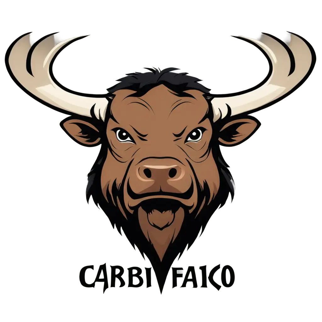 D4 with angry carabao logo design