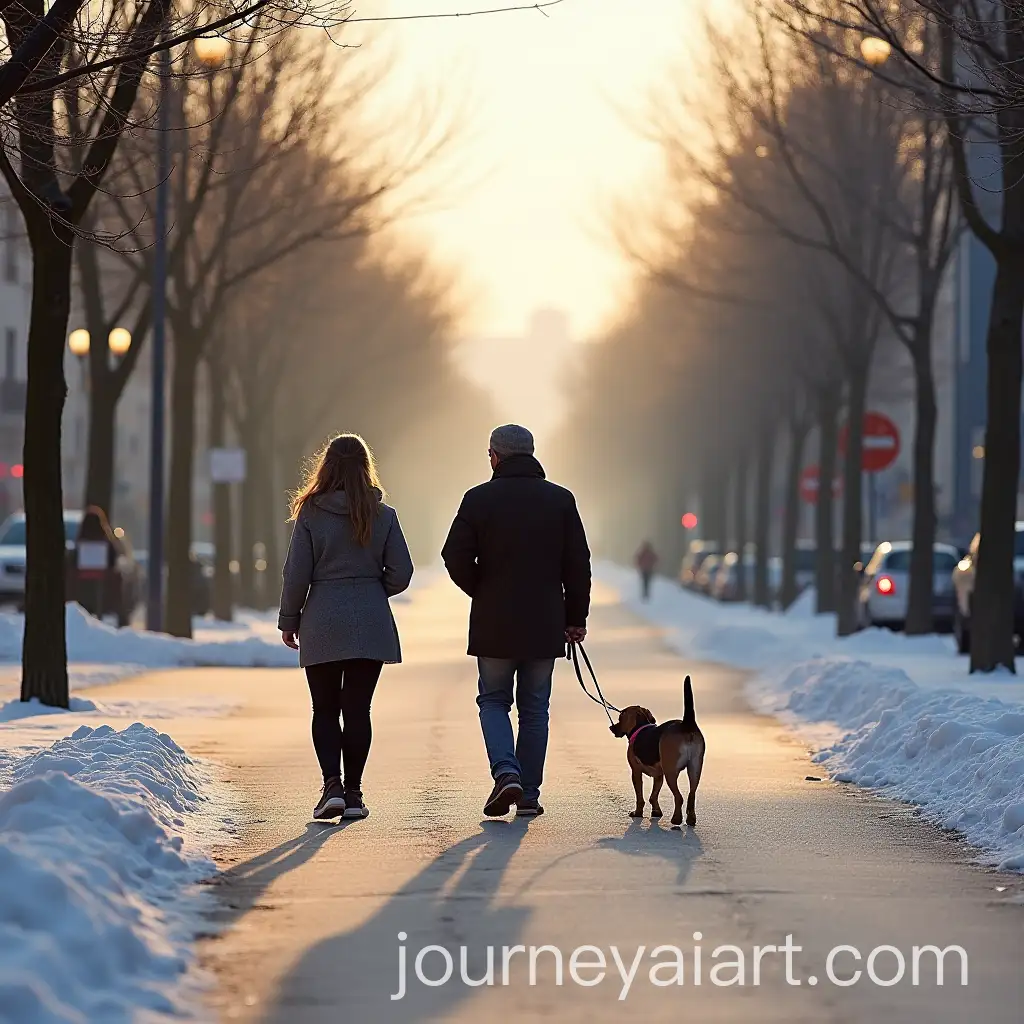 Family-Walk-on-Paseo-del-Espolon-Burgos-Spain