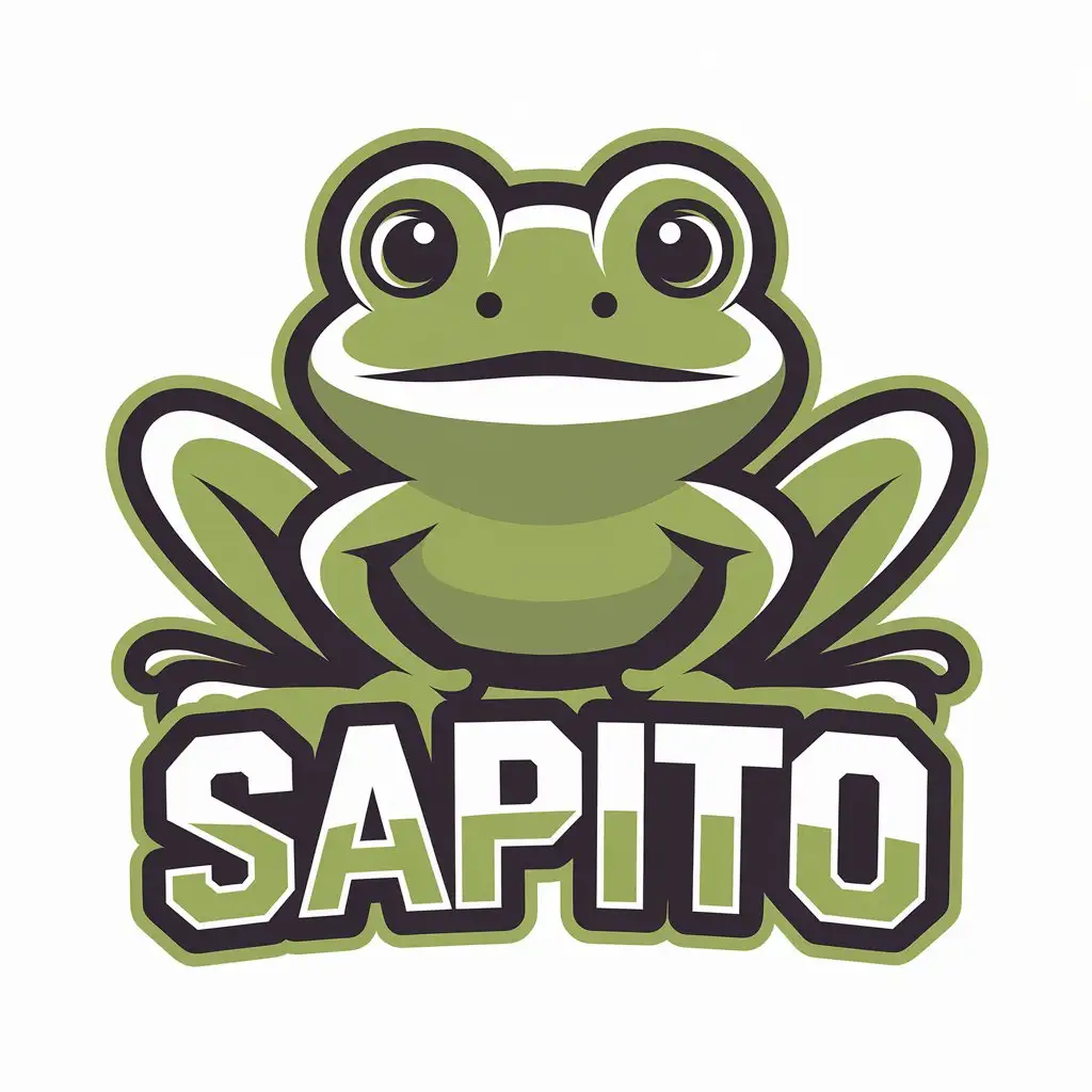 LOGO-Design-For-Sapito-Friendly-Frog-in-3D-for-Animals-Pets-Industry