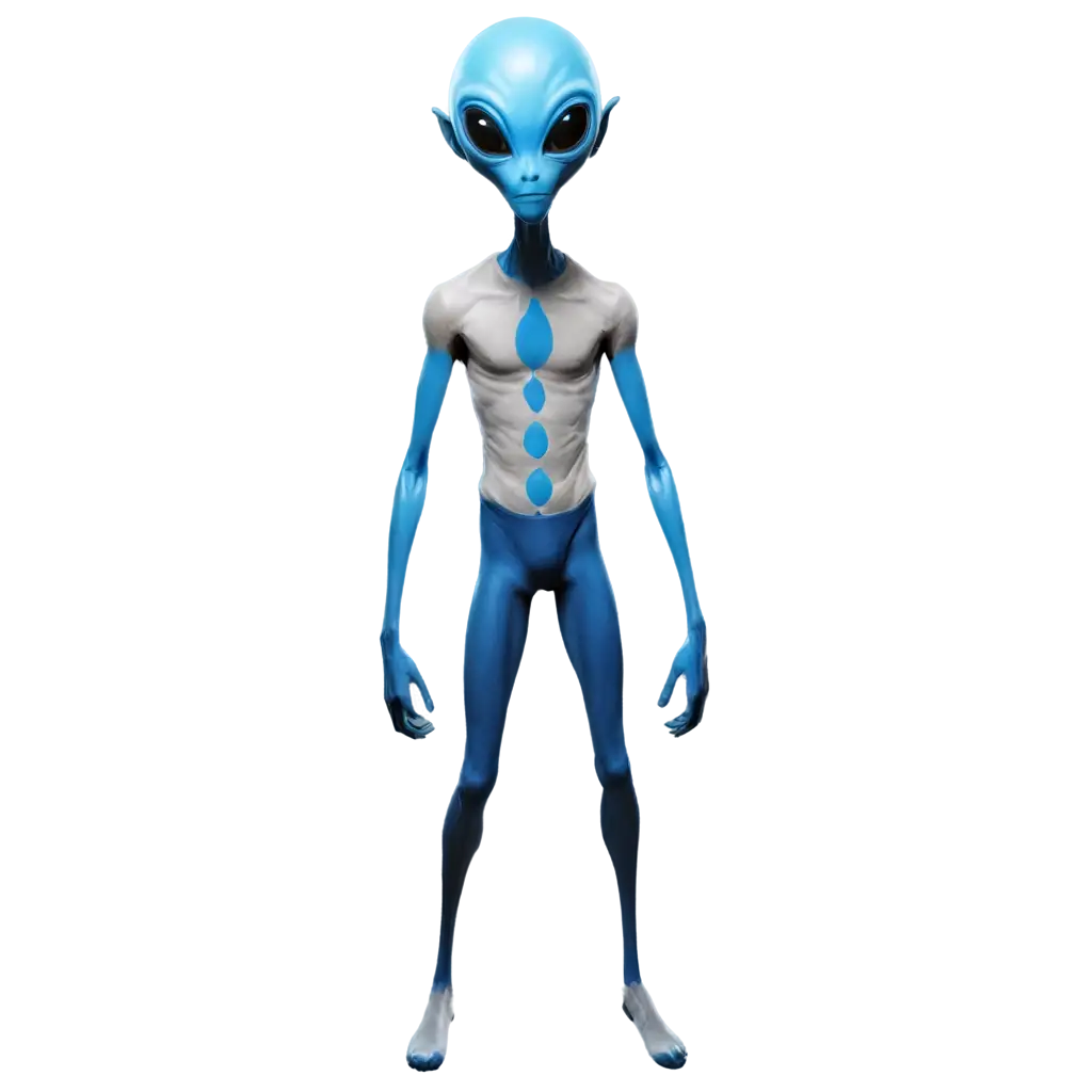 Blue-and-Skinny-Alien-with-Nice-Clothes-PNG-Image-Unique-Concept-for-Digital-Art