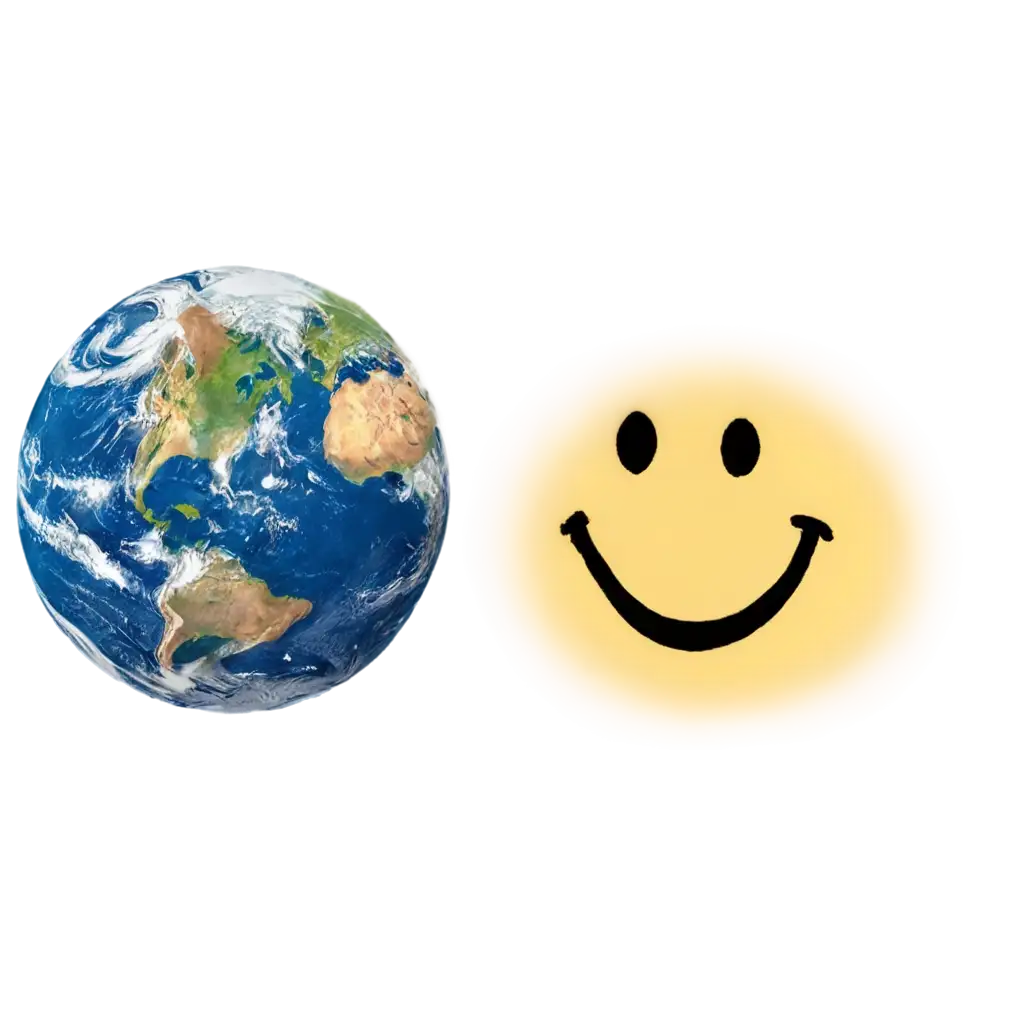 Vibrant-Smiley-Earth-PNG-Image-for-Universal-Sharing-and-Engagement