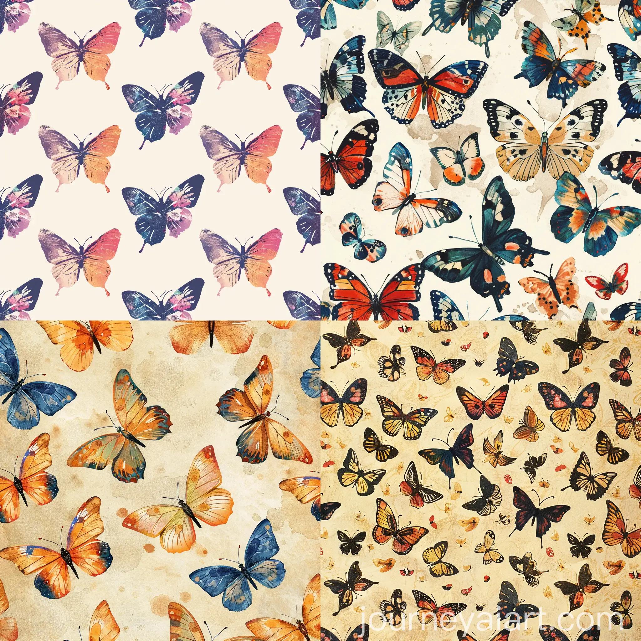 Vibrant-Butterfly-Pattern-on-Abstract-Background
