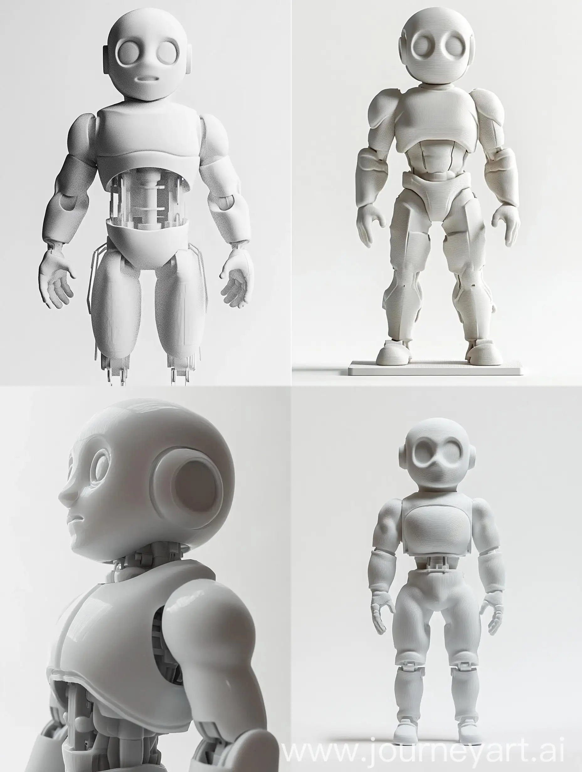 Detailed-Robot-Figurine-with-Human-Face-Head-Outline