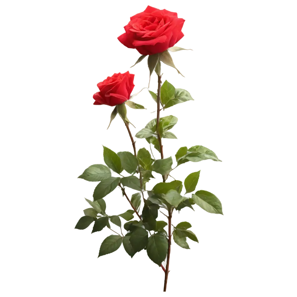 HighQuality-Rose-Bushes-PNG-Image-with-Transparent-Background-for-Versatile-Design-Applications