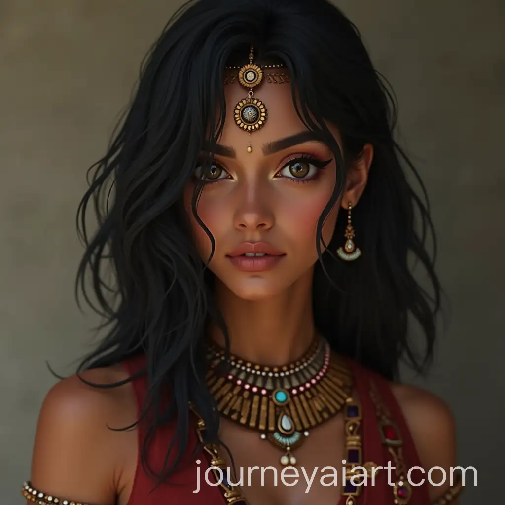 Indian-Female-Avatar-with-Black-Hair