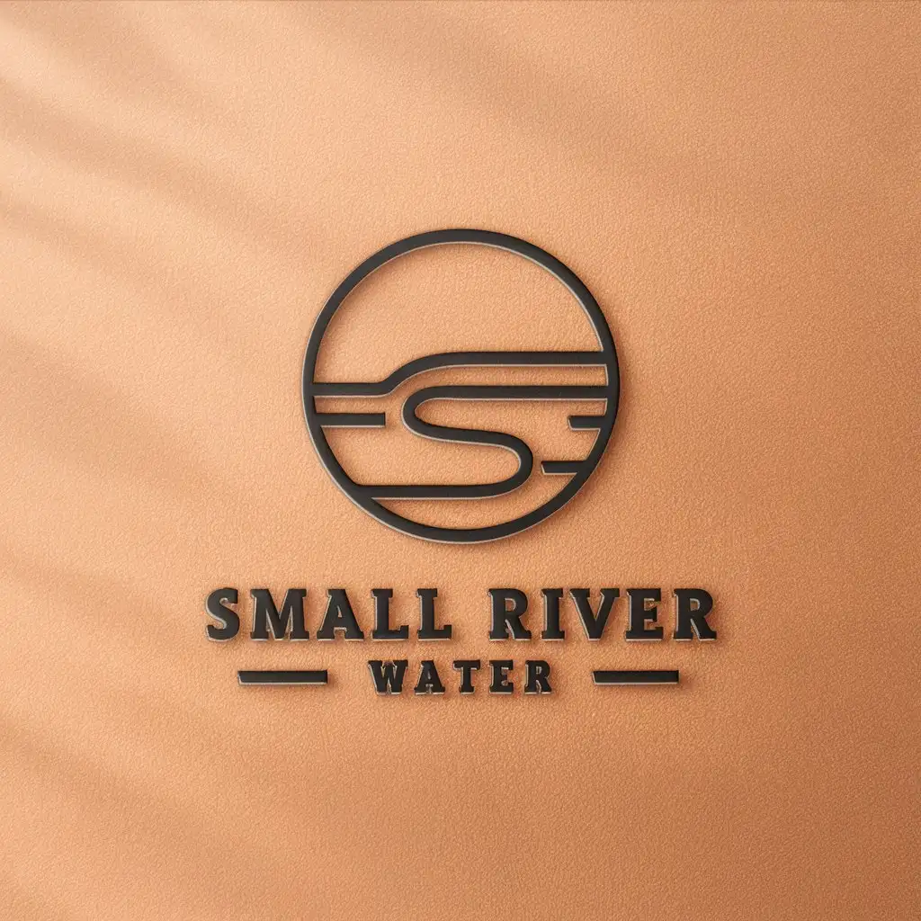 LOGO-Design-for-Small-River-Water-Minimalistic-Vector-with-River-Water-Symbol