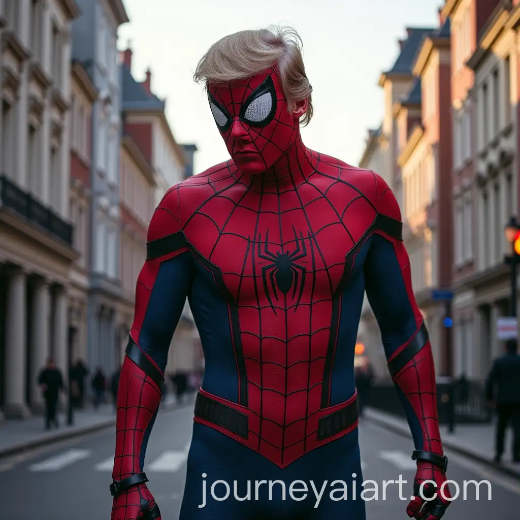 SpiderMan-Driving-Donald-Trump-Out-of-the-White-House