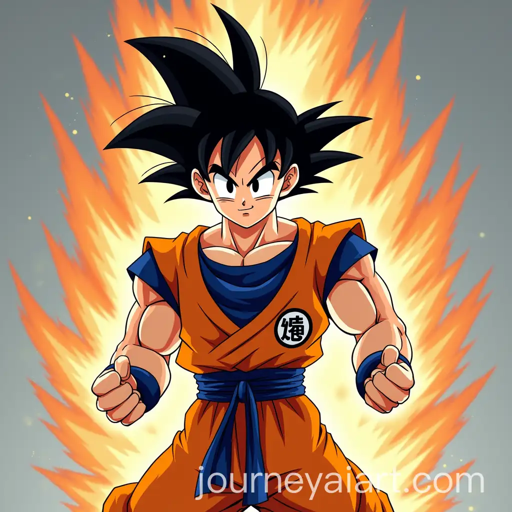 Powerful-Super-Saiyan-Gohan-in-Dragon-Ball-Z-Art-Style