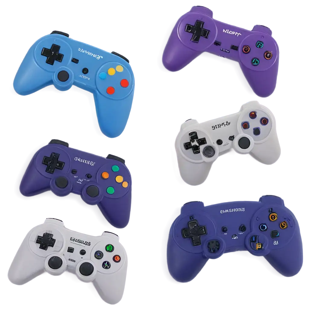 Retro-Handheld-Gaming-Consoles-and-Controllers-PNG-A-Vintage-Aesthetic-for-Digital-Artistry