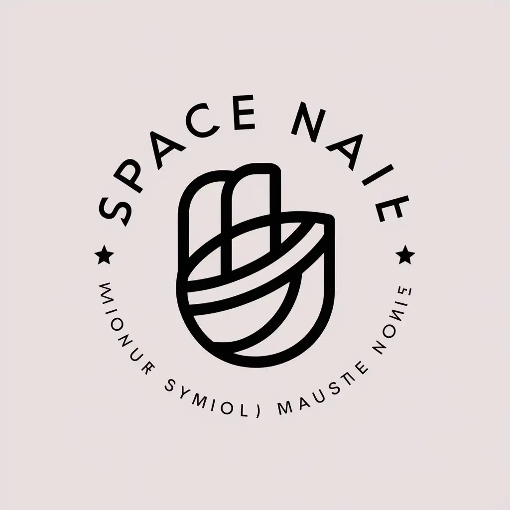 LOGO-Design-For-SPACE-Nail-Cosmic-Nails-Vector-Logo-Design