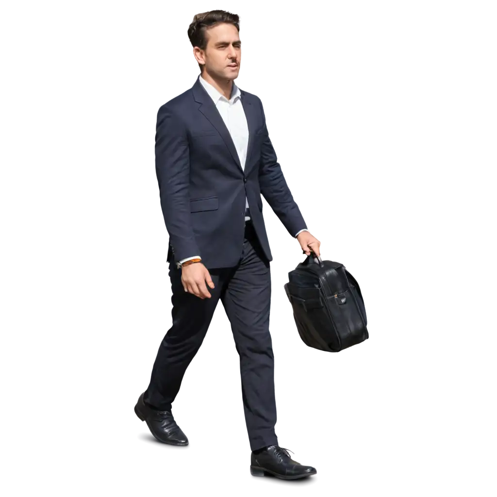 Gentleman-Walking-on-Road-PNG-Image-for-Clear-and-Detailed-Visualization