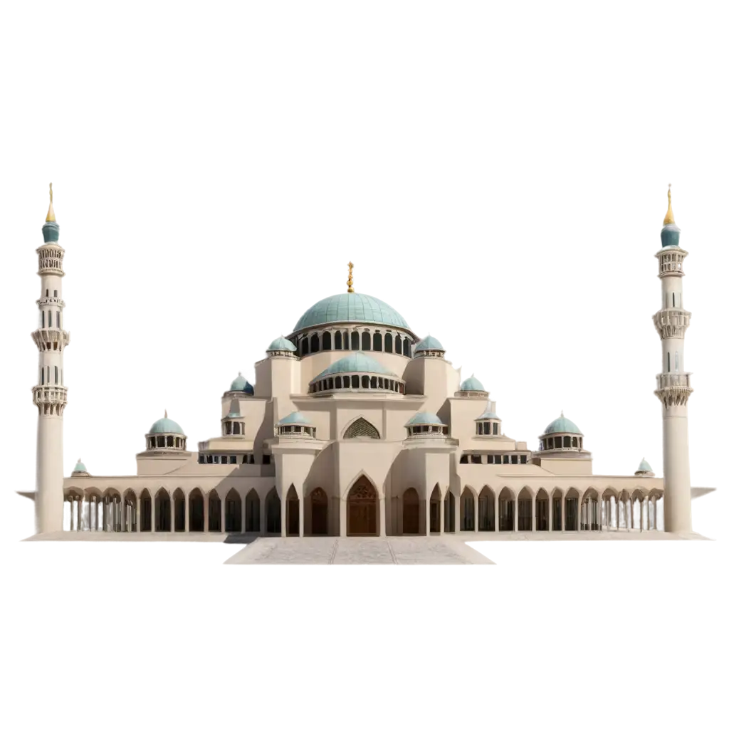 Aesthetically-Pleasing-Mosque-PNG-with-Elegant-Architectural-Design-for-HighQuality-Visual-Appeal