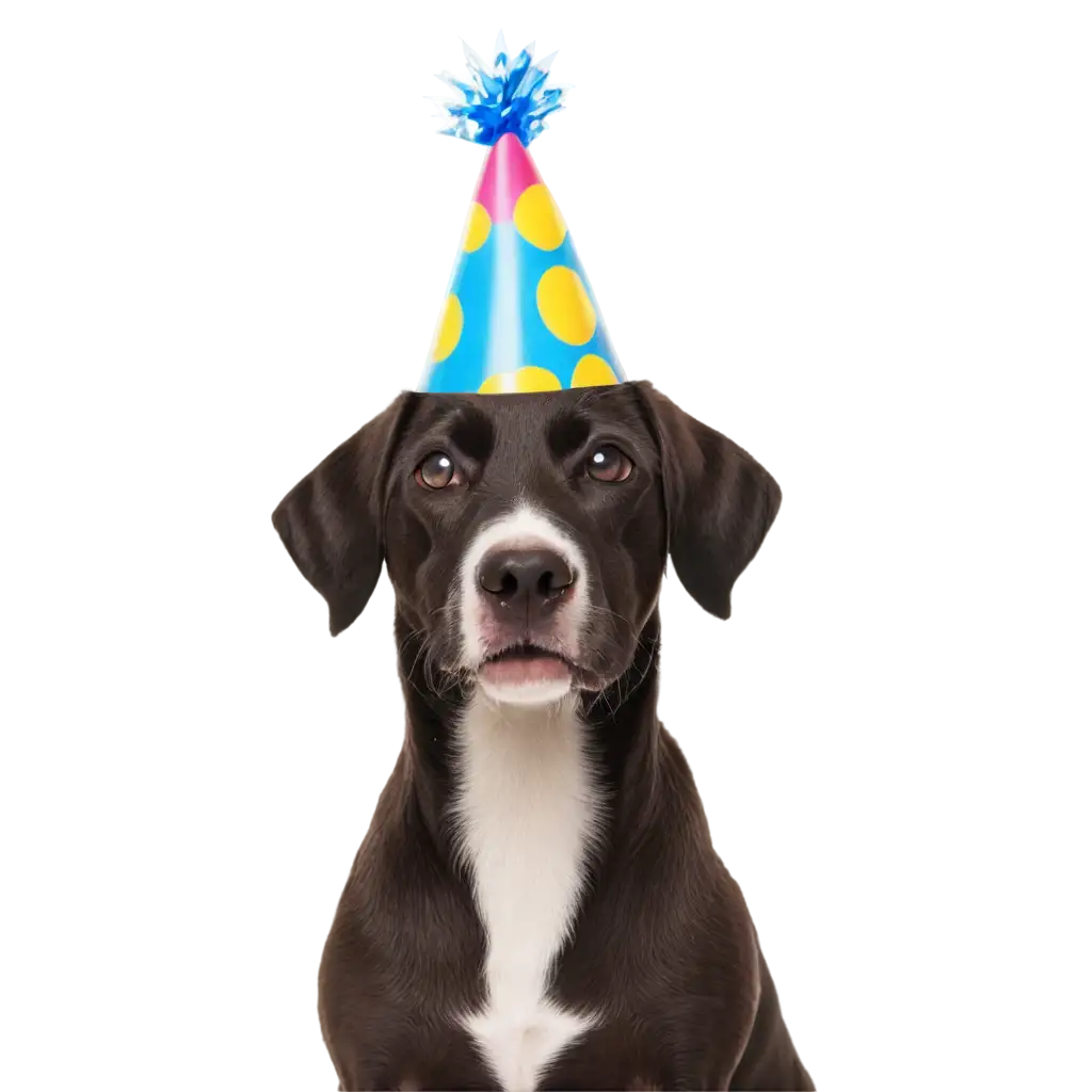 Dog-Wearing-a-Birthday-Cap-PNG-High-Quality-Image-for-Celebrations-and-Fun-Events