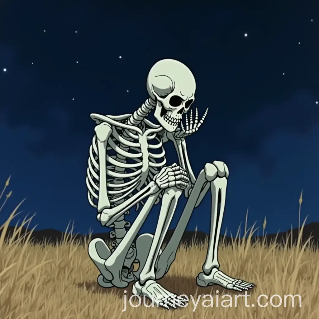 Defeated-Skeleton-Warrior-in-a-Moonlit-Grass-Field