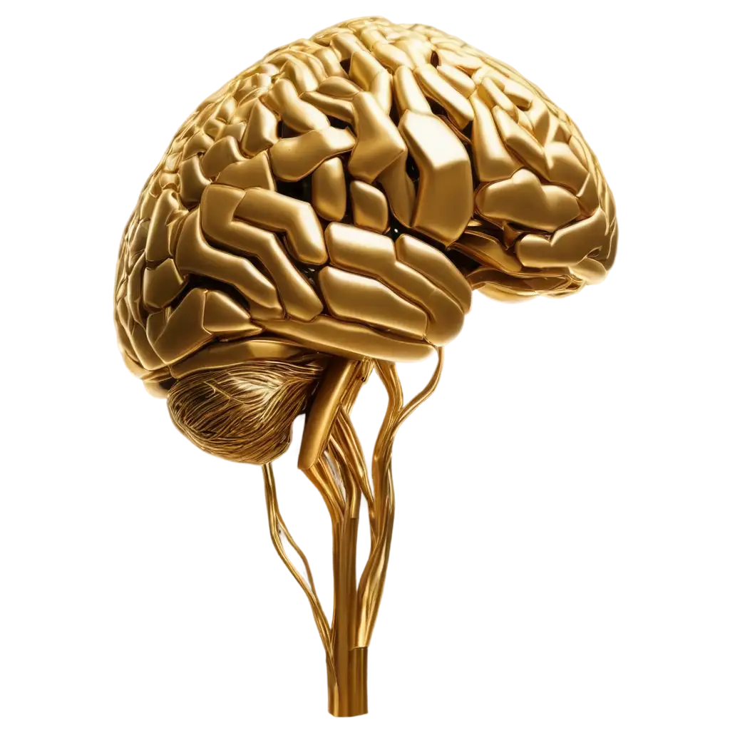 Unveiling-the-Brilliance-The-Golden-AI-Brain-PNG-Image