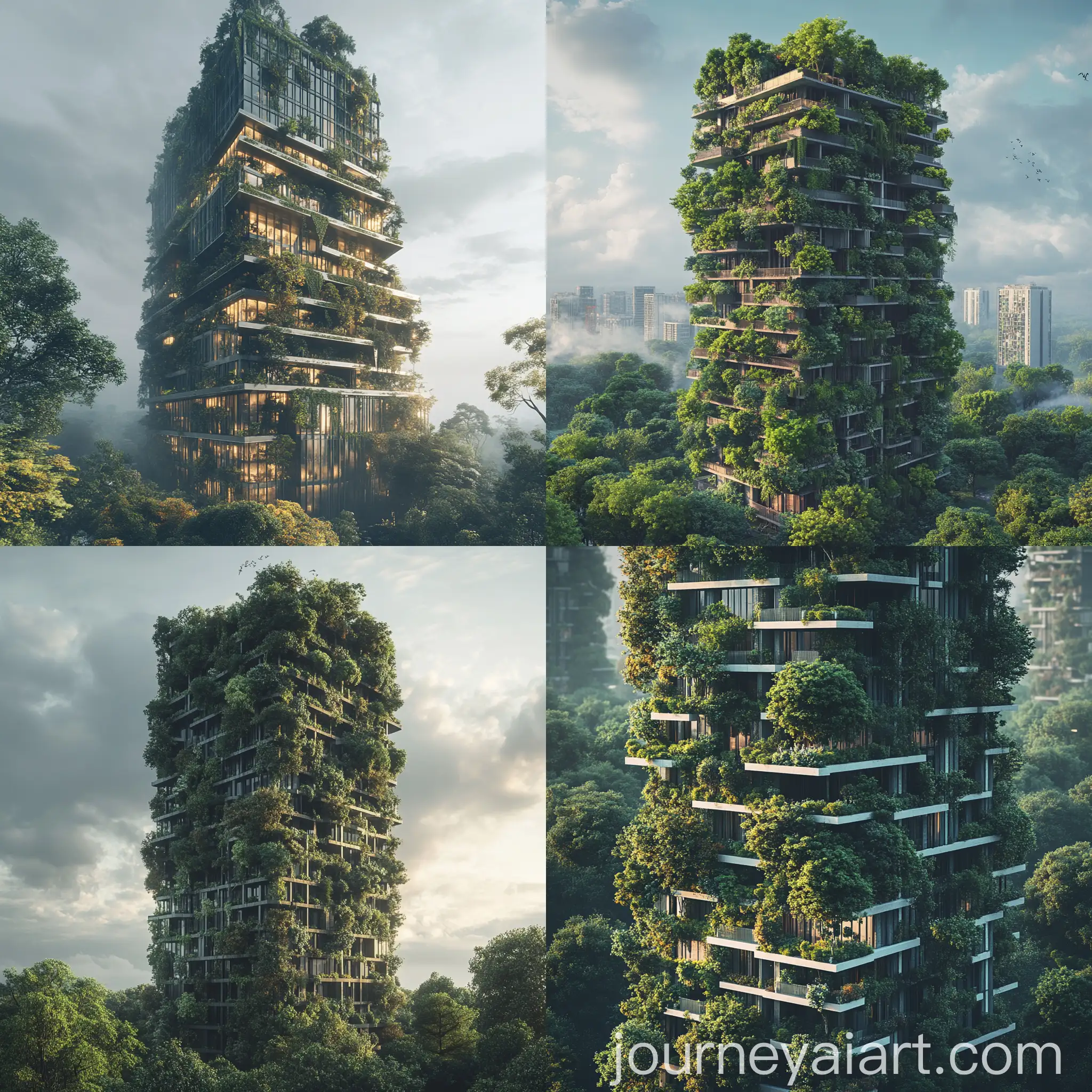 HyperRealistic-Eco-Brutalism-Architecture-with-Skyscraper-Covered-in-Trees-and-Plants