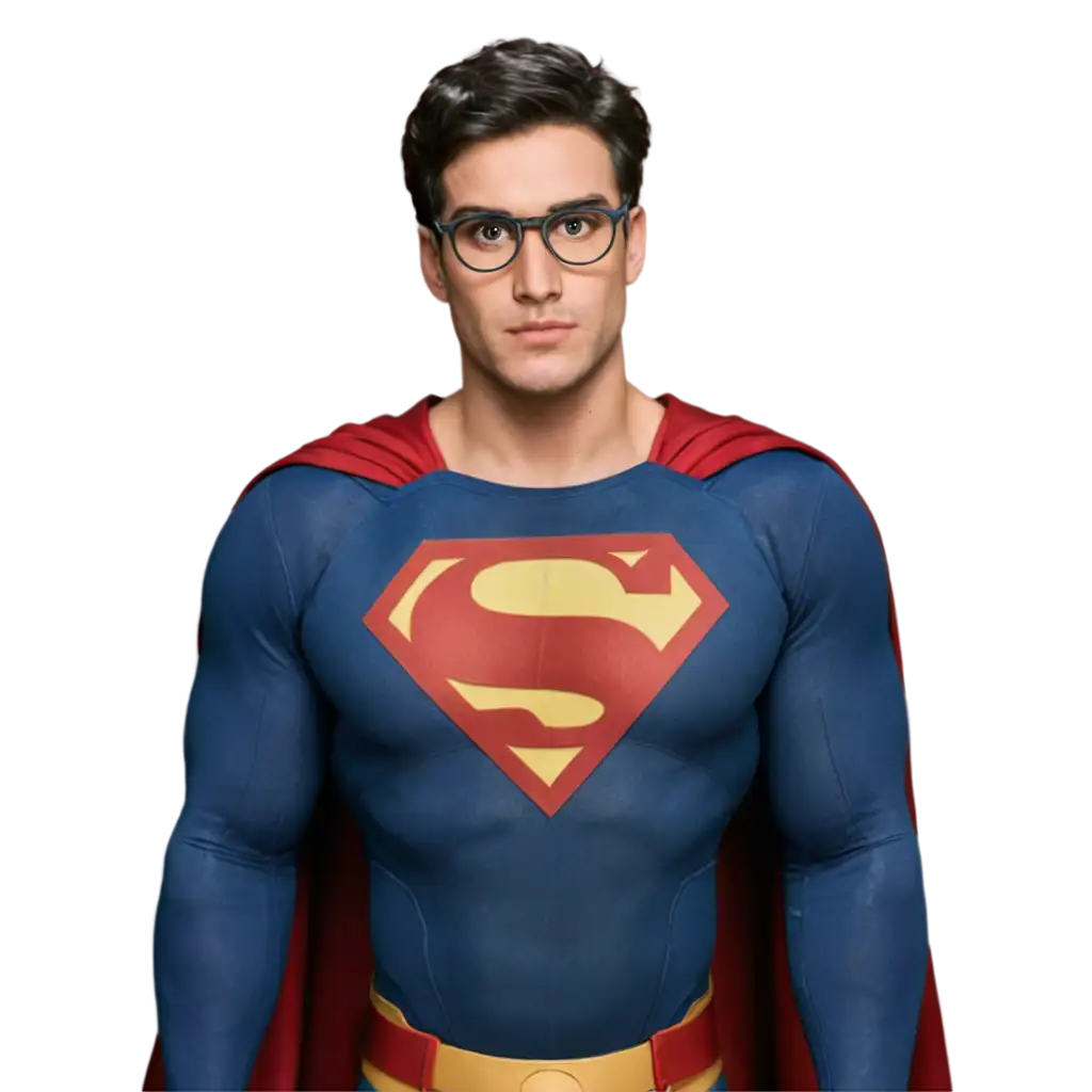 Superman-with-Strabismus-and-Glasses-PNG-Image-Unique-Character-Concept